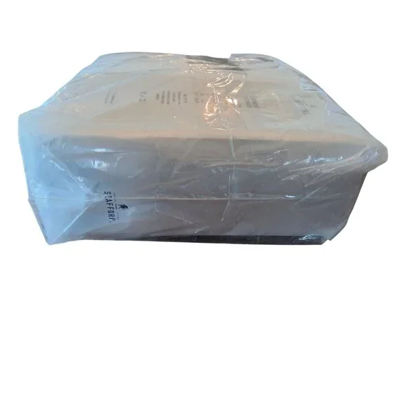 Stafford 4-Pack Heavyweight Crew Necks 2XLT 100% Cotton Undershirts Mens White - Picture 7 of 9